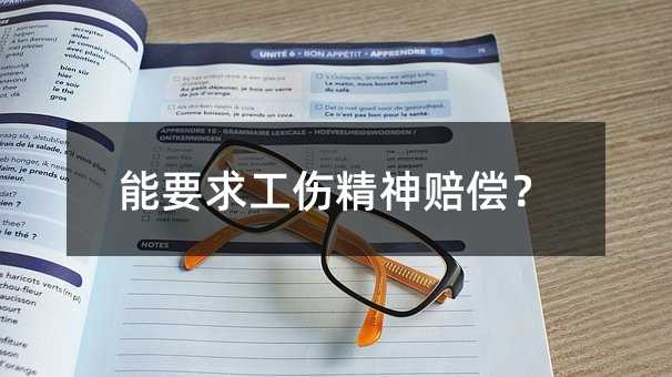 能要求工伤精神赔偿？